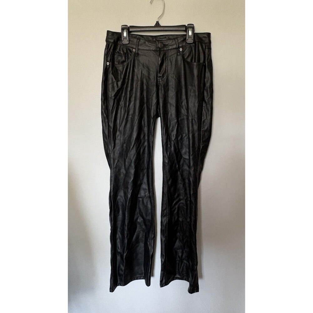 Wild Fable Faux Leather Pants, Y2k, Low Rise Flare, Size 4